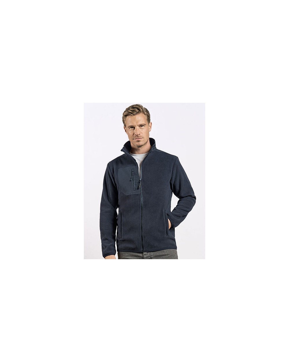 Polar Fleeces PROMODORO Men´s Canvas Fleece Jacket voor bedrukking &amp; borduring