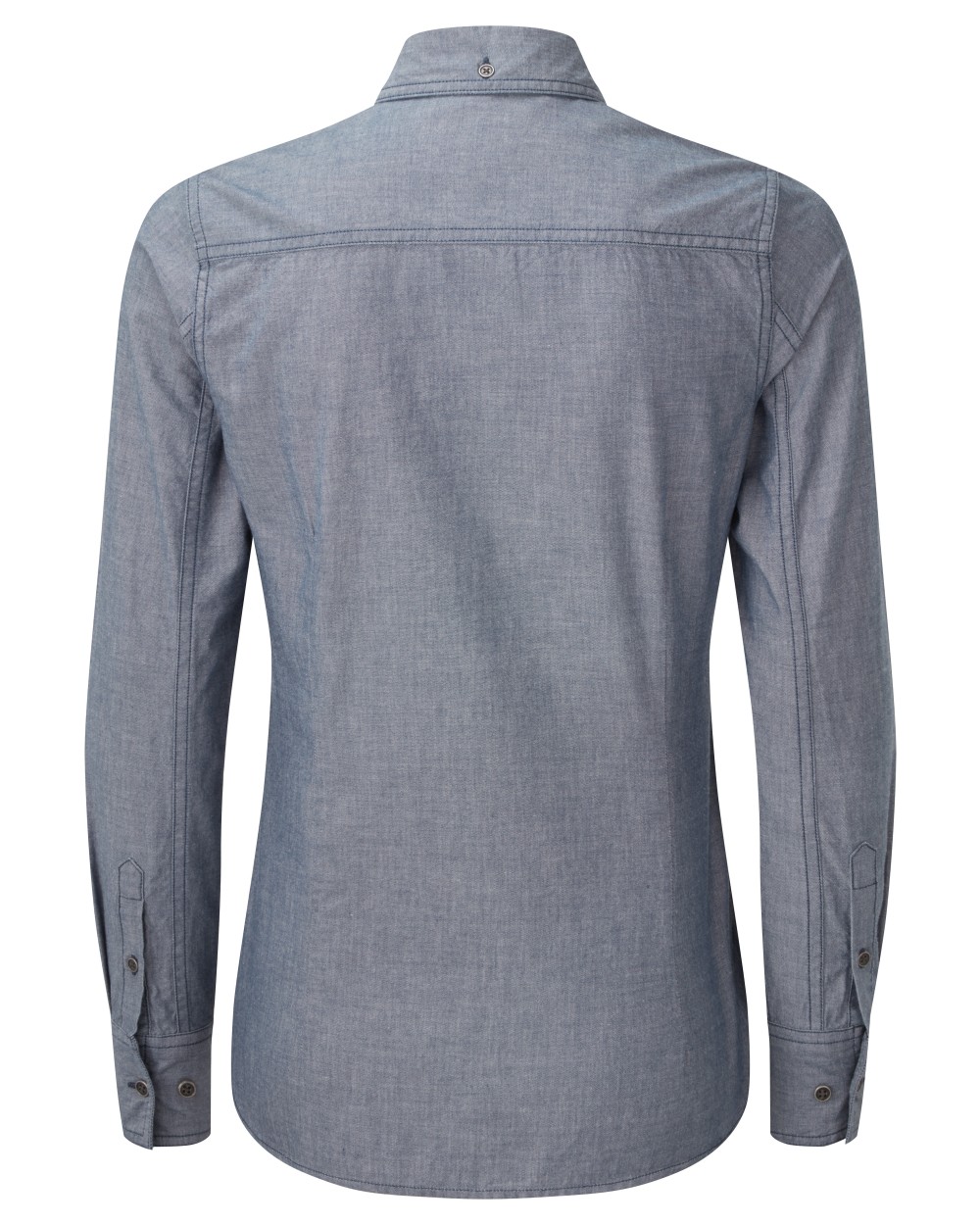 PREMIER Women`s Organic Chambray Fairtrade Long Sleeve Shirt Hemden personalisierbar