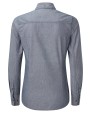PREMIER Women`s Organic Chambray Fairtrade Long Sleeve Shirt Hemden personalisierbar