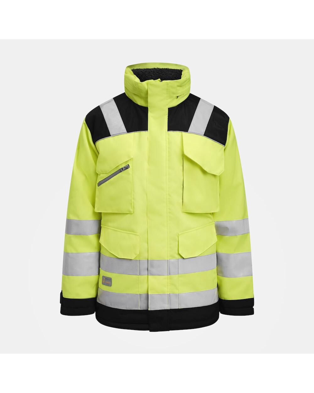 Jassen JOBMAN 1236 Hi-Vis Winter Parka Star voor bedrukking &amp; borduring