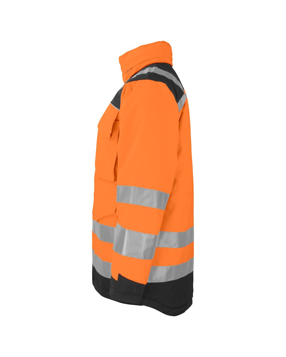 Jassen JOBMAN 1236 Hi-Vis Winter Parka Star voor bedrukking &amp; borduring