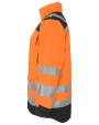 Jassen JOBMAN 1236 Hi-Vis Winter Parka Star voor bedrukking &amp; borduring