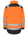 Jassen JOBMAN 1236 Hi-Vis Winter Parka Star voor bedrukking &amp; borduring