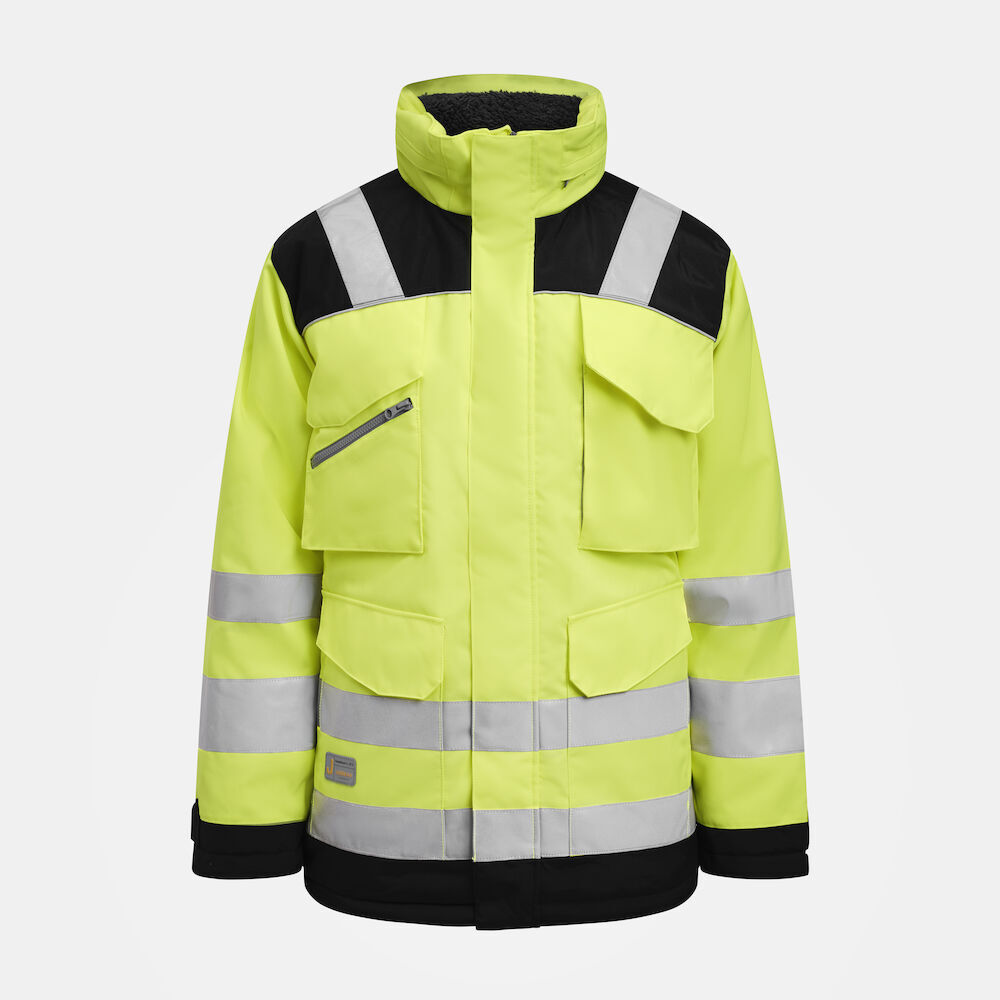 Vestes personnalisable JOBMAN 1236 Parka d'hiver Star Hi-Vis