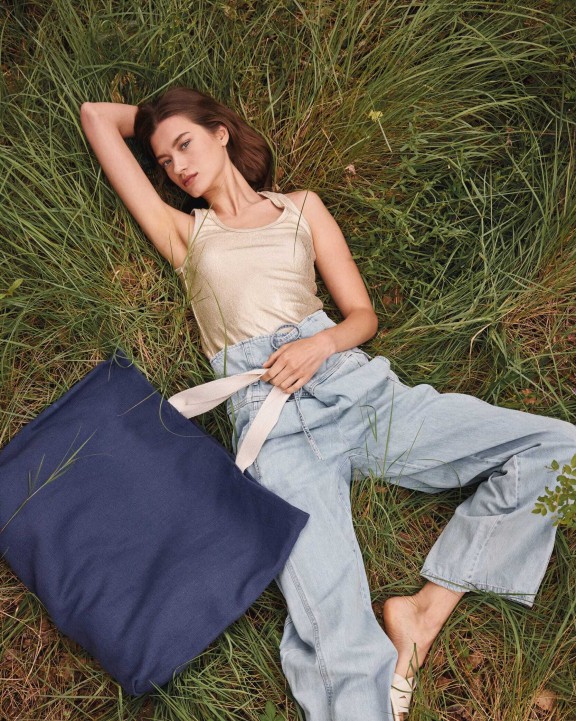 KIMOOD Große Shopping-Beuteltasche mit rustikalem Look Taschen personalisierbar