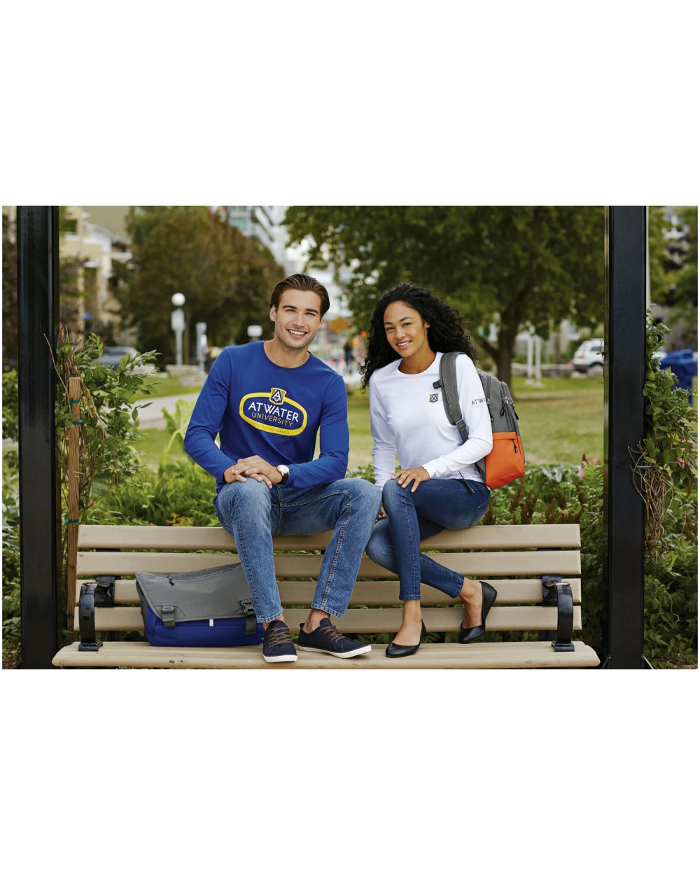 T-Shirts personnalisable ELEVATE T-shirt bio manches longues homme Ponoka