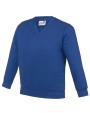 Truien AWDIS Kids Academy v-neck sweatshirt voor bedrukking &amp; borduring