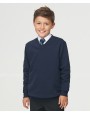 Pulls personnalisable AWDIS Sweat-shirt à col en V pour enfants Academy