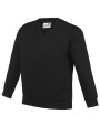 Truien AWDIS Kids Academy v-neck sweatshirt voor bedrukking &amp; borduring