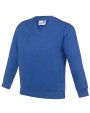 AWDIS Kids Academy v-neck sweatshirt Pullovers personalisierbar