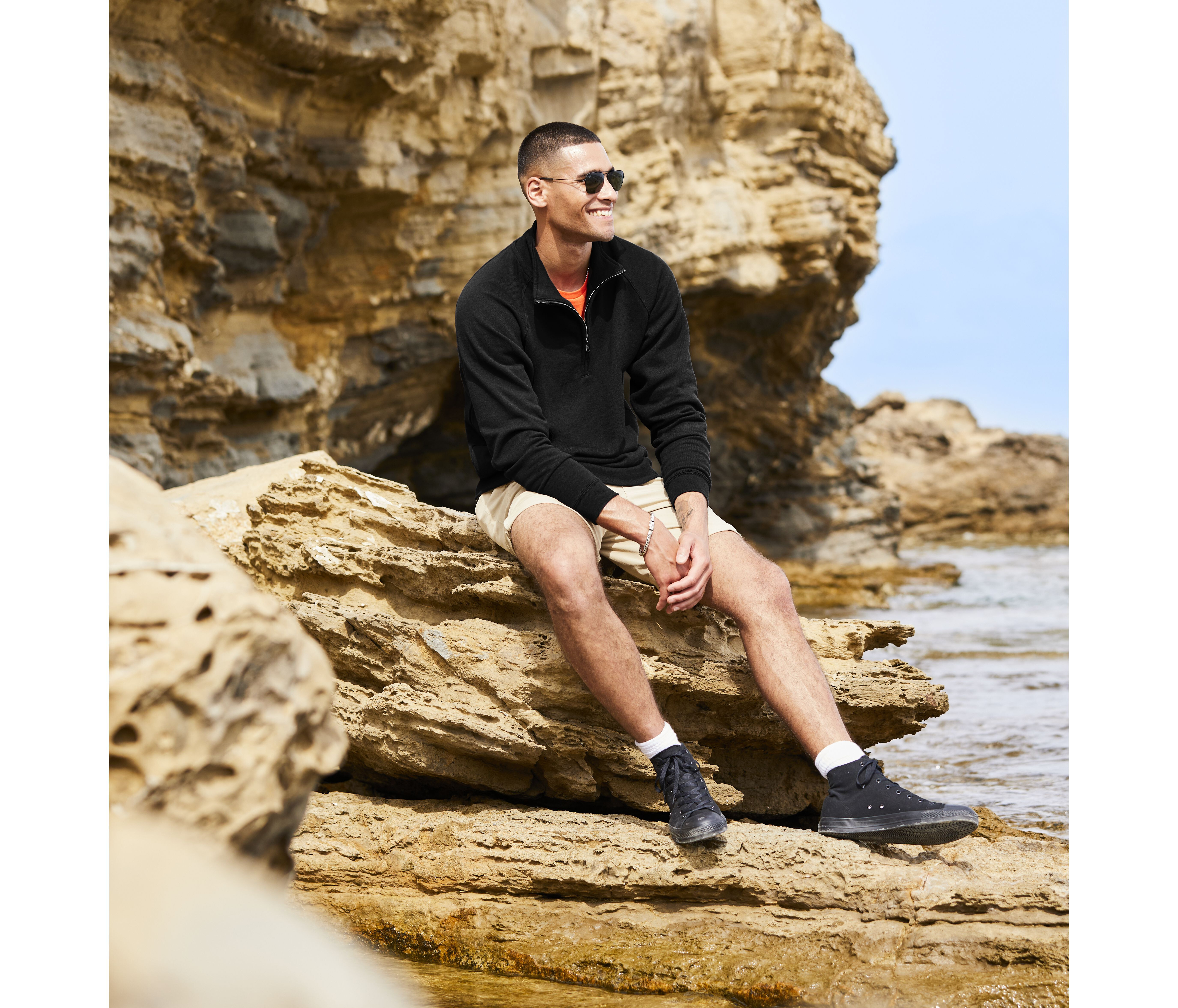 Sweat-shirts personnalisable FOL CLASSIC ZIP NECK SWEAT