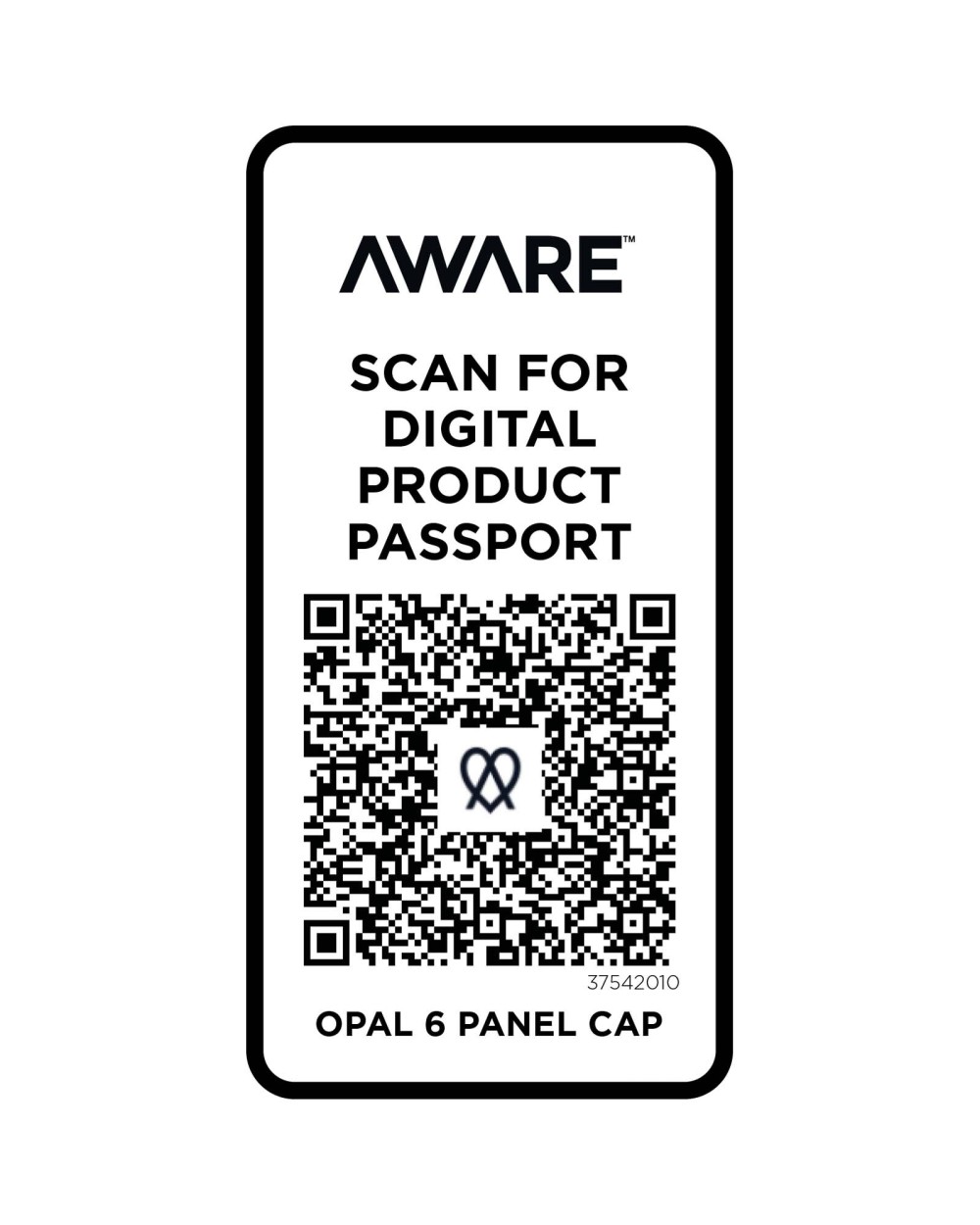 Petjes ELEVATE Opal 6 panel Aware™ gerecyclede cap voor bedrukking &amp; borduring