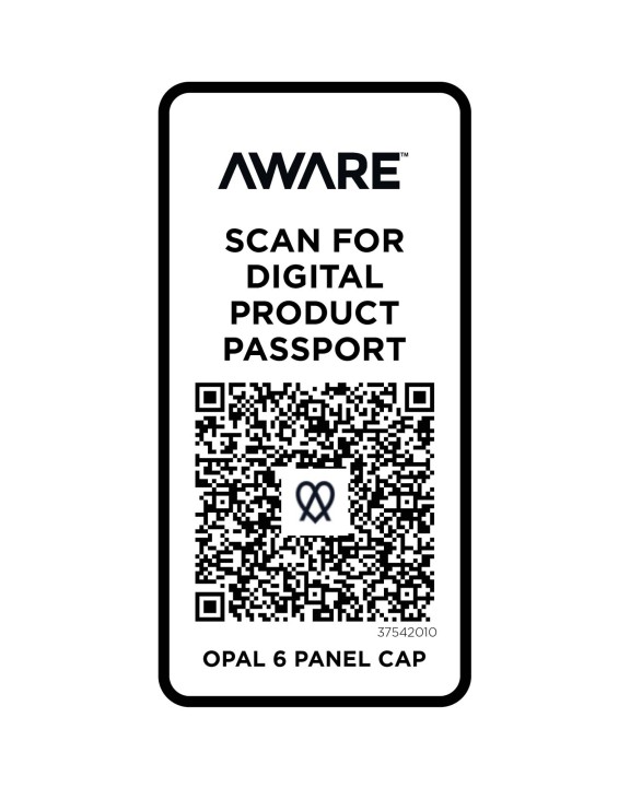 ELEVATE Opal 6 Segmenten Aware™ recycelte Kappe Kappen personalisierbar