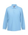FOL Kinder Langarm-Polohemd 65/35 Poloshirts personalisierbar