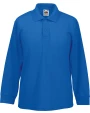 FOL Kinder Langarm-Polohemd 65/35 Poloshirts personalisierbar