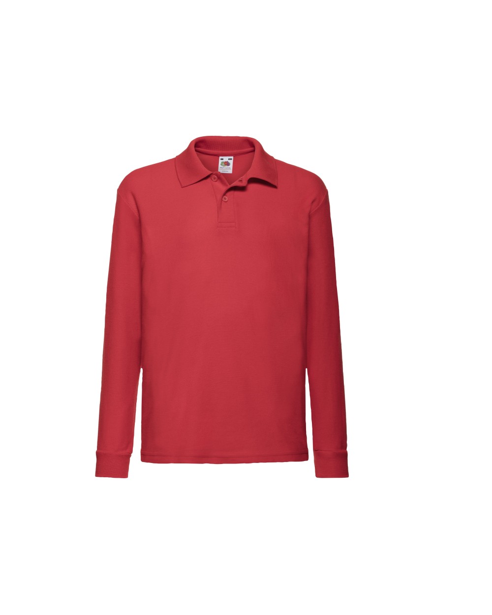 FOL Kinder Langarm-Polohemd 65/35 Poloshirts personalisierbar