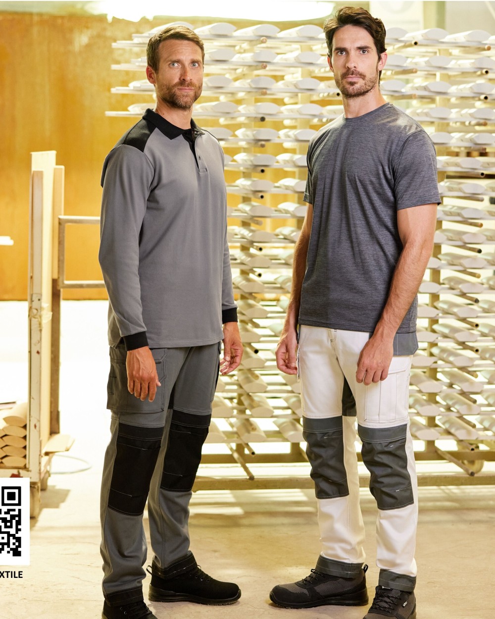 Broeken VELILLA STRETCH CANVAS TROUSERS WITH HOLSTER POCKETS voor bedrukking &amp; borduring