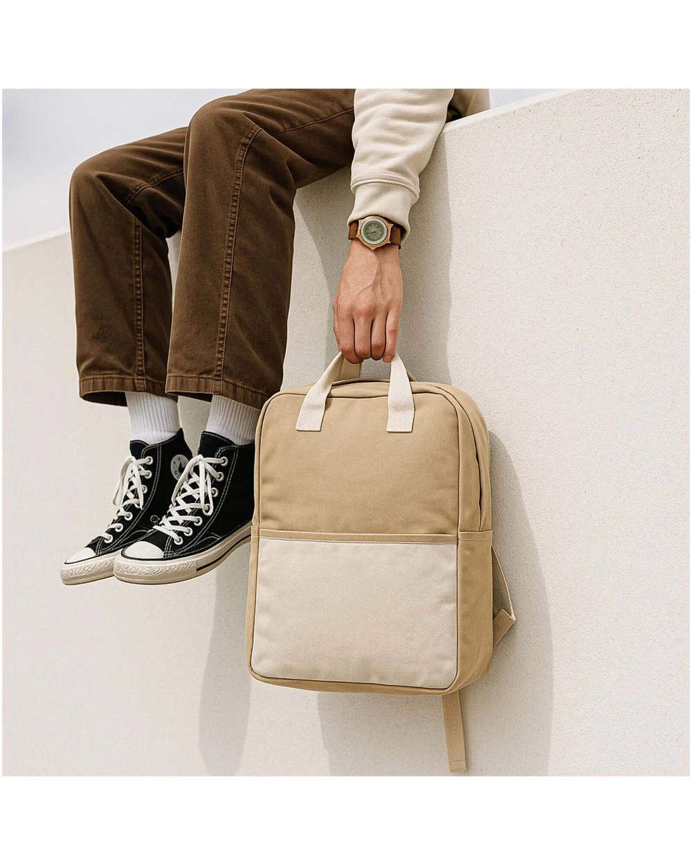 Sacs & Bagagerie personnalisable CITIZEN GREEN Citizen Green Naturback organic cotton backpack