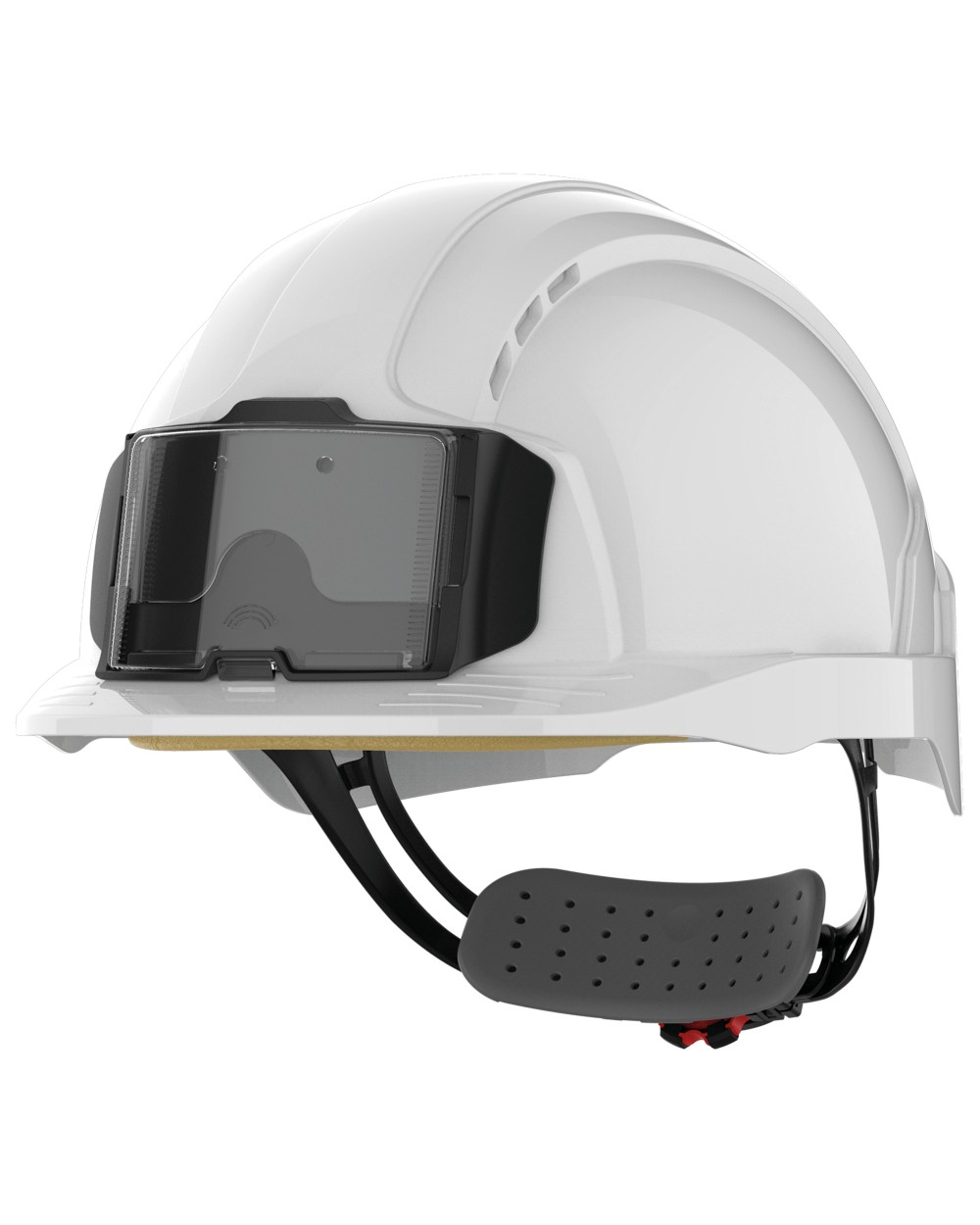 Accessoires personnalisable JSP Casque de sécurité EVOLite® avec porte badge, ventilé, serrage crémaillère