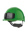 Benodigdheden JSP EVOLite® veiligheidshelm met badgehouder, geventileerd, met ratelsluiting. voor bedrukking &amp; borduring