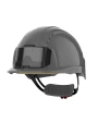 Benodigdheden JSP EVOLite® veiligheidshelm met badgehouder, geventileerd, met ratelsluiting. voor bedrukking &amp; borduring