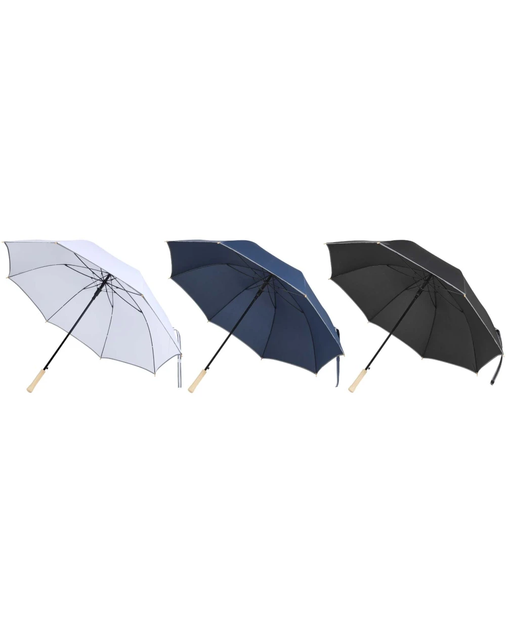 Parapluies personnalisable 4DO Parapluie Norman 76 cm en RPET résistant au vent
