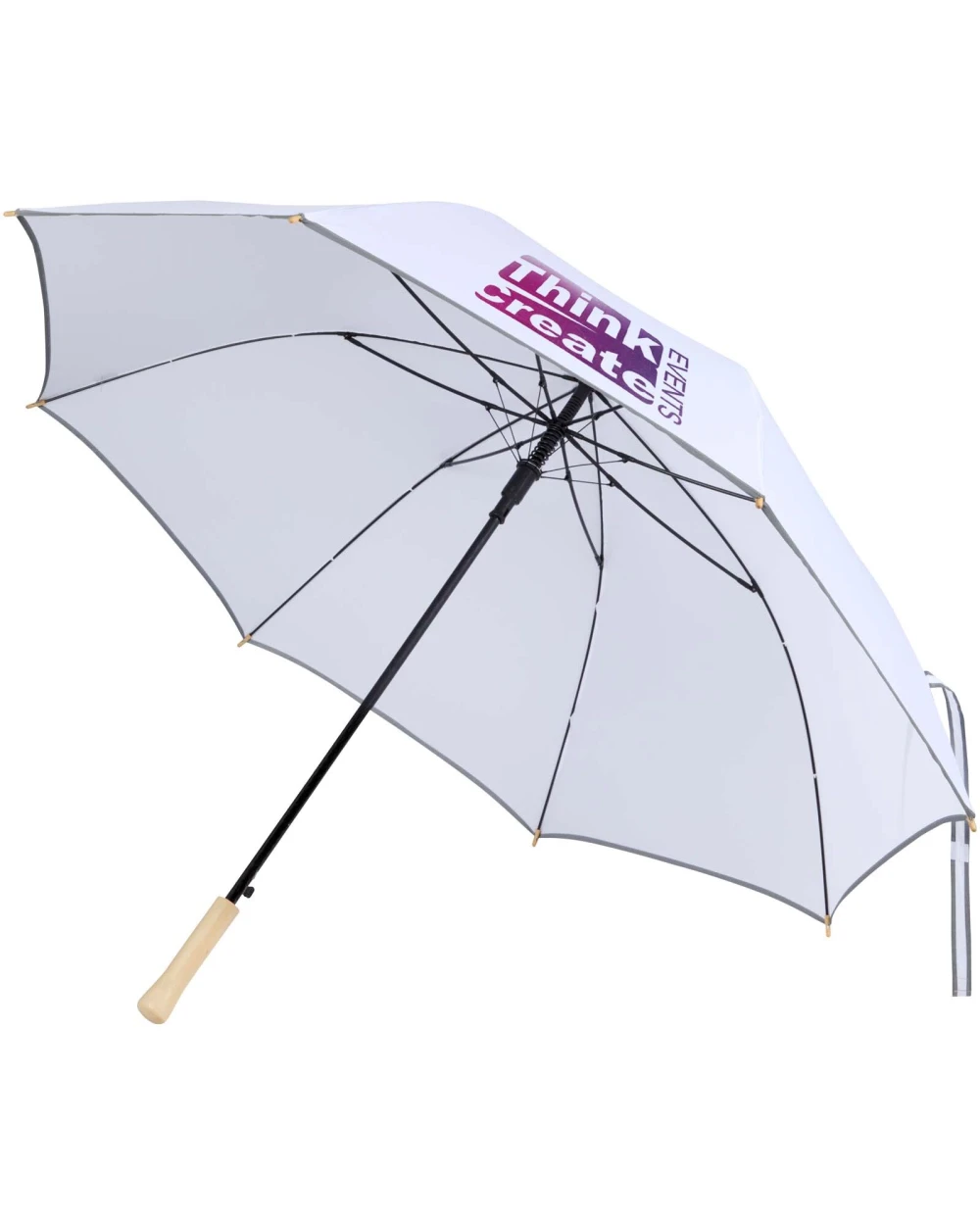Parapluies personnalisable 4DO Parapluie Norman 76 cm en RPET résistant au vent