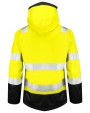 Softshells personnalisable PROJOB 6449 PARKA SOFTSHELL POLYCOTON DOUBLEE FEMME - EN ISO 20471 CLASSE 3/2