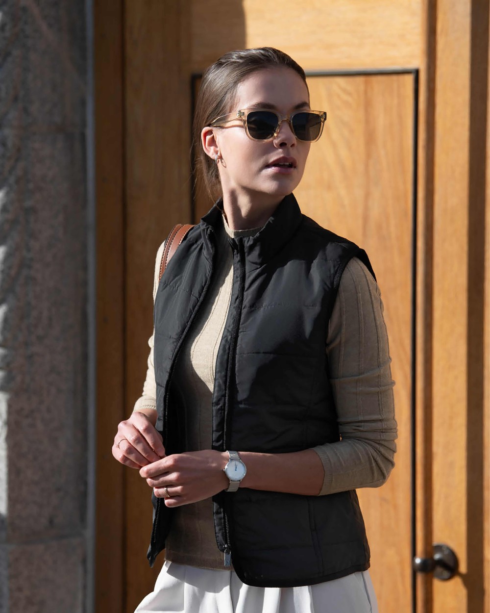 NIMBUS Women's Hudson horizontal quilted gilet Jacken personalisierbar