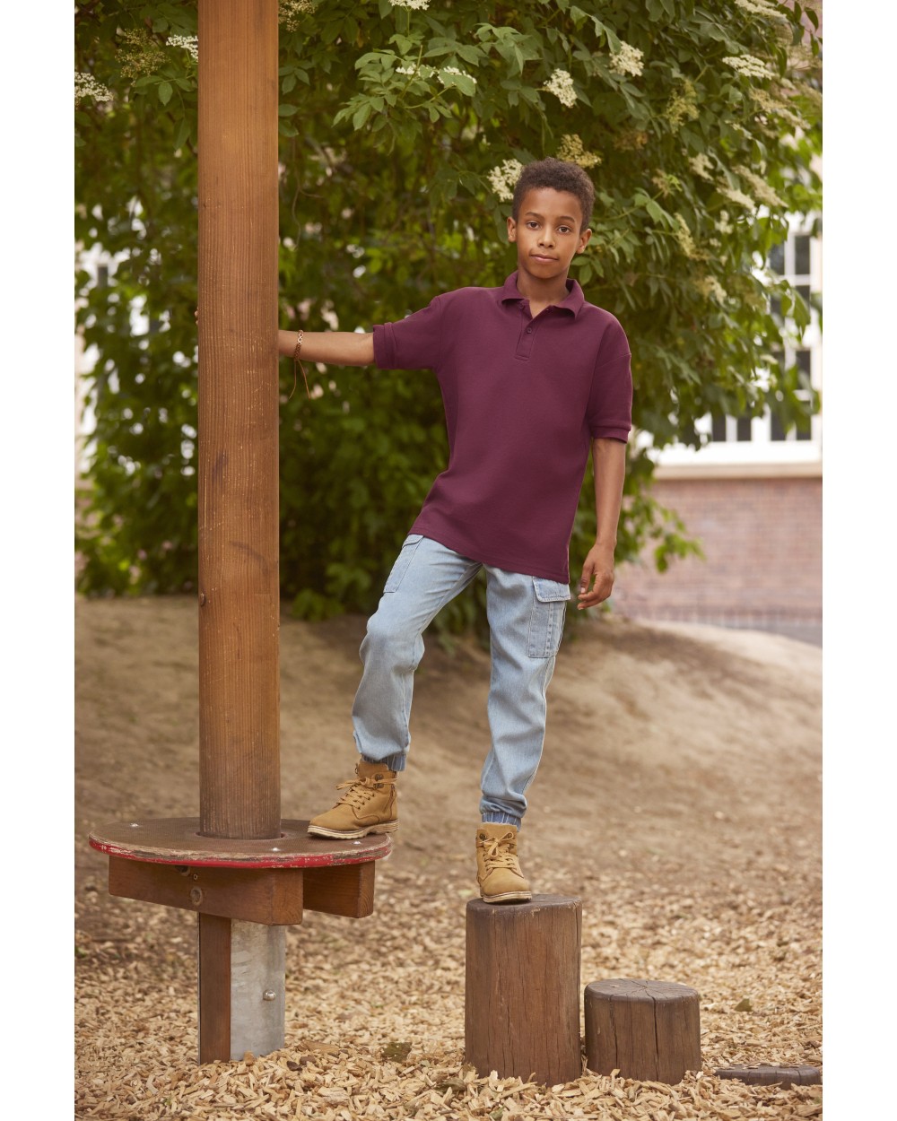 Polo's RUSSELL Children´s Classic Polycotton Polo voor bedrukking &amp; borduring