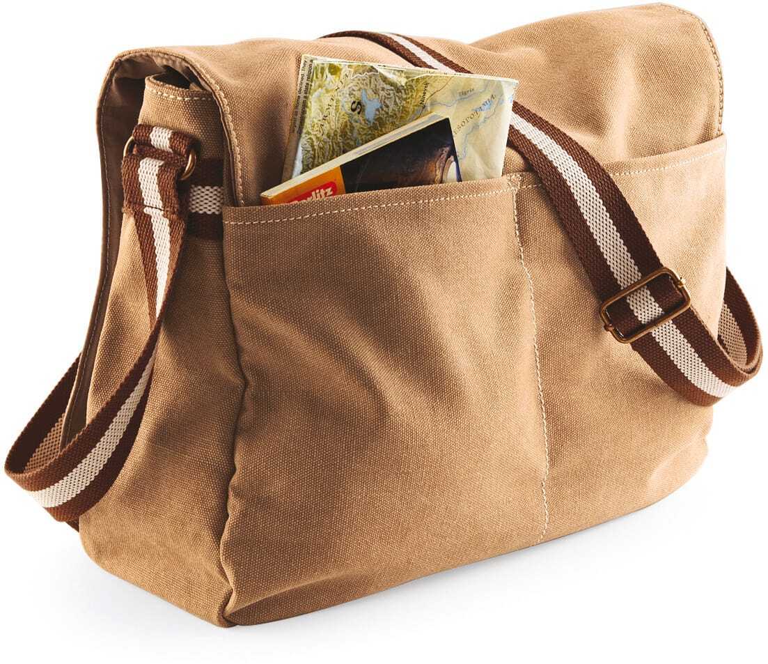 Sacs & Bagagerie personnalisable QUADRA Sac courrier vintage en toile