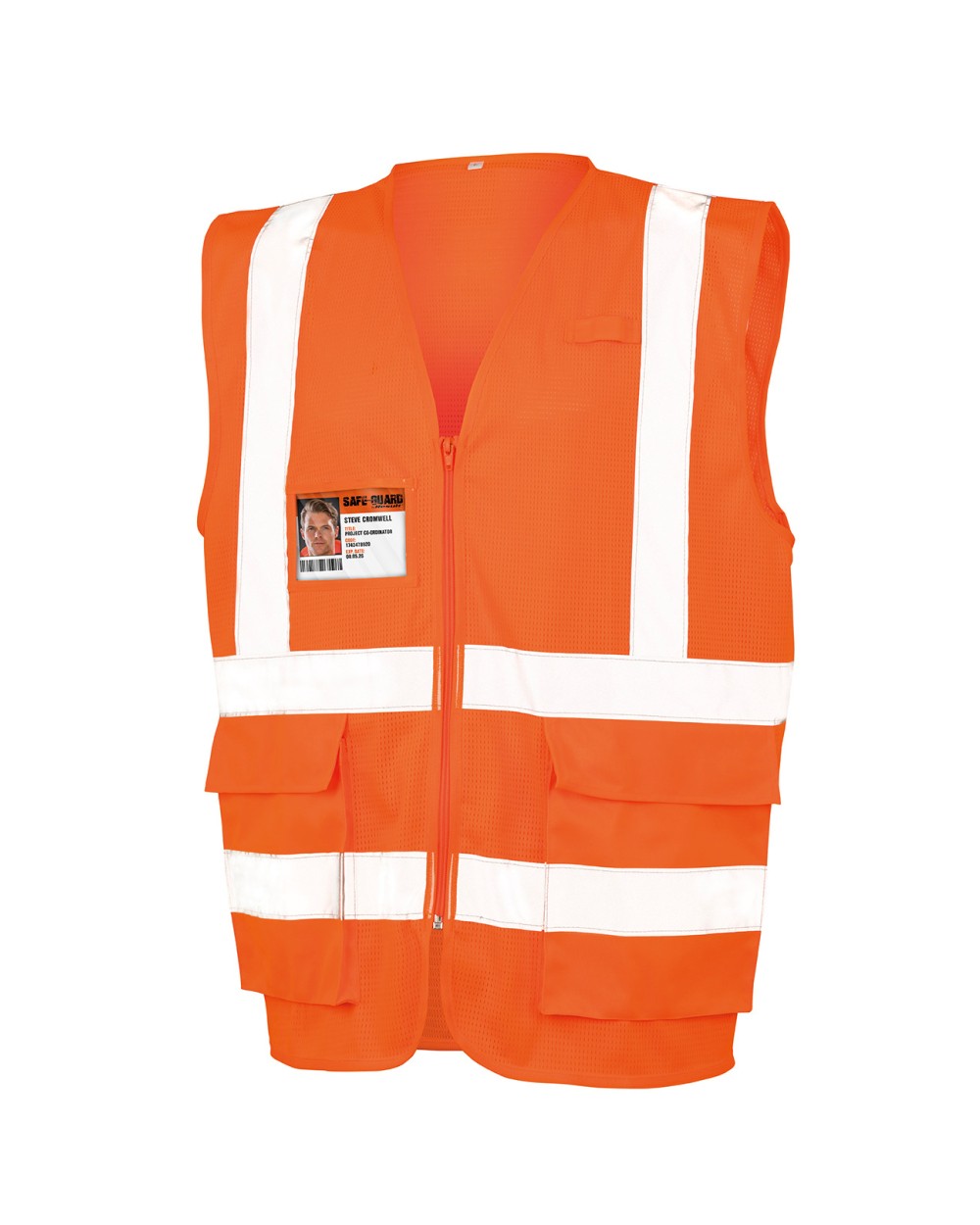 Gilets de sécurité personnalisable RESULT Gilet de sécurité en maille