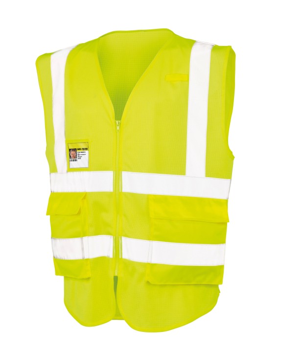 Gilets de sécurité personnalisable RESULT Gilet de sécurité en maille
