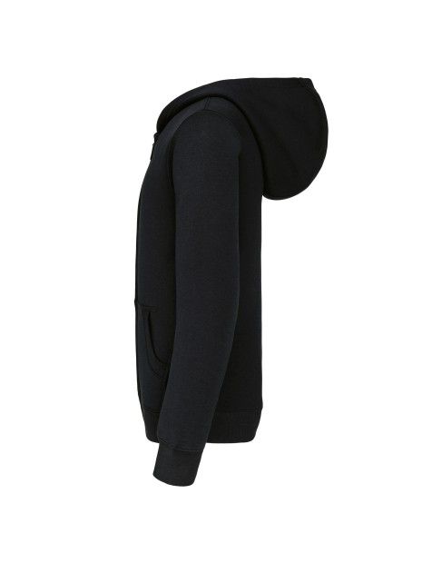 KARIBAN Sweat-shirt capuche zippé enfant /api/colors/b9fdad4a-5e94-45cb-8c03-c08b349b28c3 personnalisable