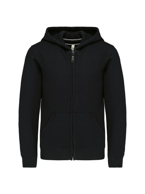 KARIBAN Sweat-shirt capuche zippé enfant /api/colors/b9fdad4a-5e94-45cb-8c03-c08b349b28c3 personnalisable