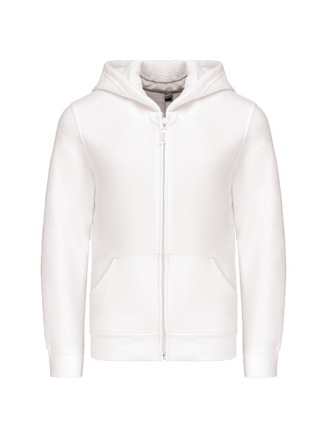 KARIBAN Sweat-shirt capuche zippé enfant /api/colors/7a92cd2d-10d2-40b4-928b-296bb7487506 personnalisable