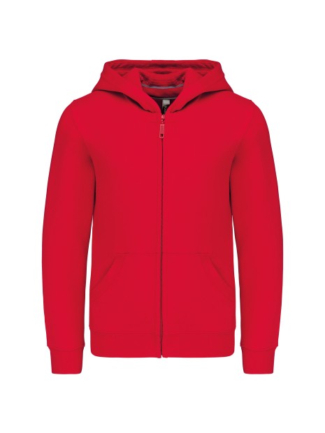KARIBAN Sweat-shirt capuche zippé enfant /api/colors/c953313a-9c9d-493b-934e-ddcf8fada2ae personnalisable