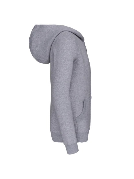 KARIBAN Sweat-shirt capuche zippé enfant /api/colors/a37ac46b-201c-43db-9085-8f3a99c04b1c personnalisable