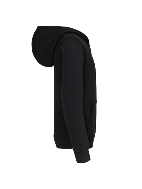 KARIBAN Sweat-shirt capuche zippé enfant /api/colors/b9fdad4a-5e94-45cb-8c03-c08b349b28c3 personnalisable