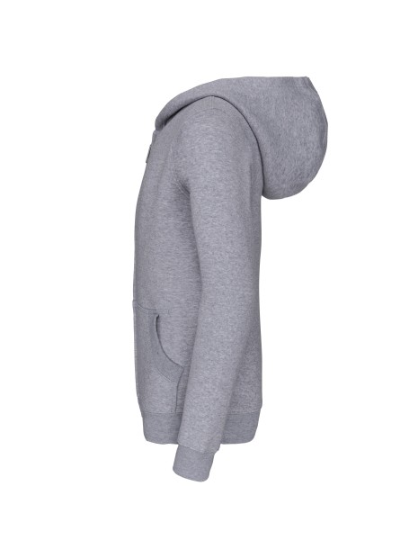 KARIBAN Sweat-shirt capuche zippé enfant /api/colors/a37ac46b-201c-43db-9085-8f3a99c04b1c personnalisable