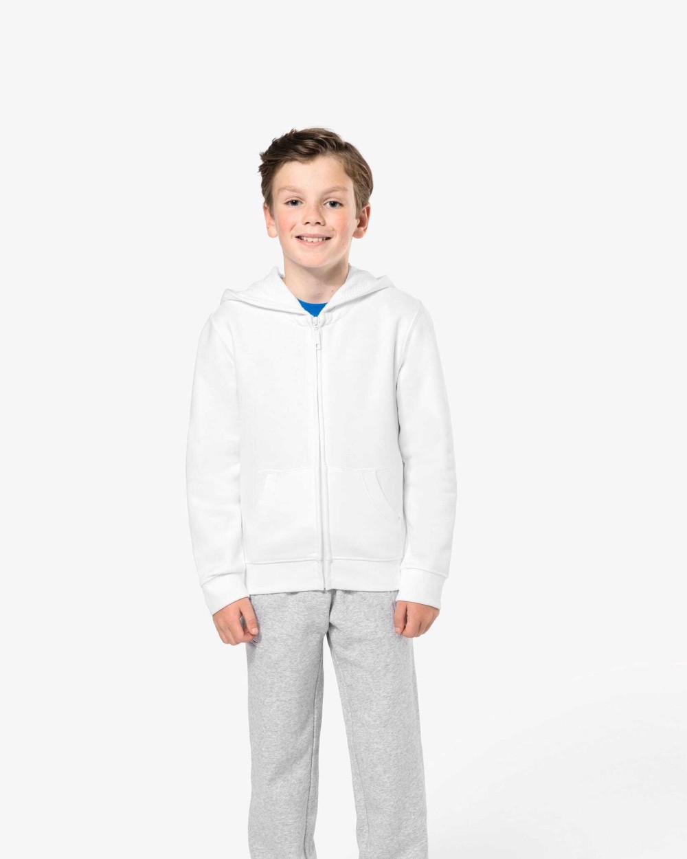 Sweaters & hoodies KARIBAN Kinder sweatvest met capuchon voor bedrukking &amp; borduring