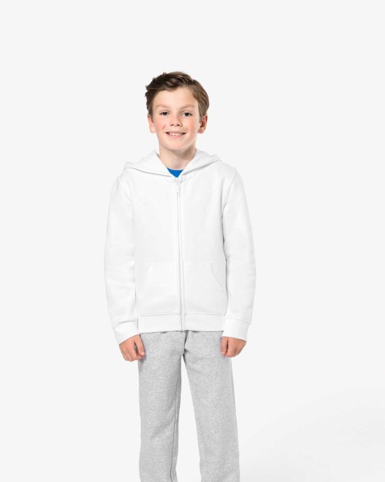 Sweat-shirts personnalisable Kariban Sweat-shirt capuche zippé enfant
