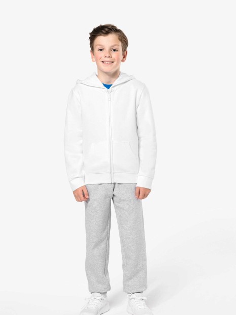 Sweat-shirts à personnaliser KARIBAN Sweat-shirt capuche zippé enfant 