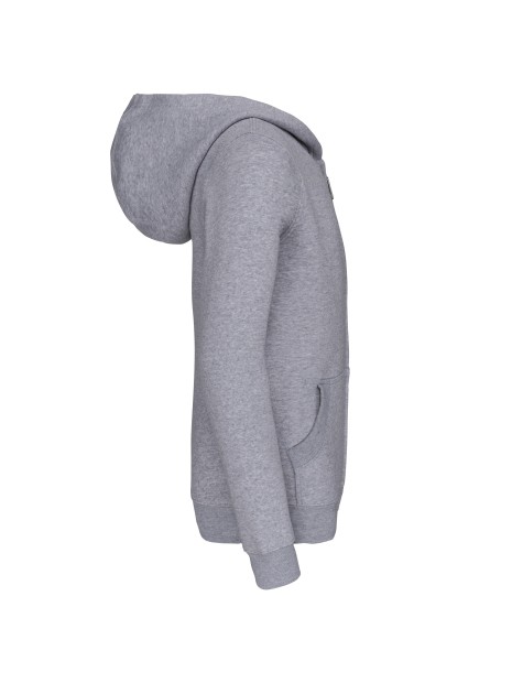 KARIBAN Sweat-shirt capuche zippé enfant /api/colors/a37ac46b-201c-43db-9085-8f3a99c04b1c personnalisable