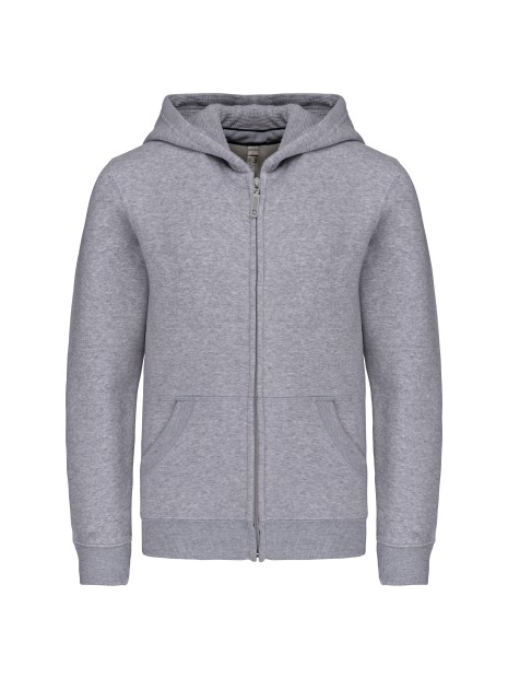 KARIBAN Sweat-shirt capuche zippé enfant /api/colors/a37ac46b-201c-43db-9085-8f3a99c04b1c personnalisable