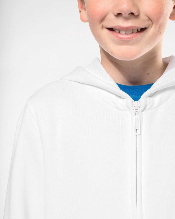 Sweaters & hoodies KARIBAN Kinder sweatvest met capuchon voor bedrukking &amp; borduring