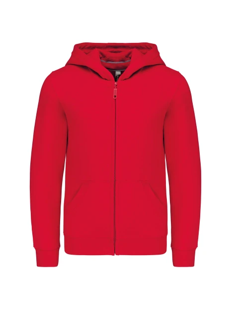 KARIBAN Sweat-shirt capuche zippé enfant /api/colors/c953313a-9c9d-493b-934e-ddcf8fada2ae personnalisable