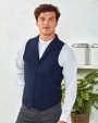 Jassen PREMIER Men's herringbone waistcoat voor bedrukking &amp; borduring