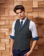 Jassen PREMIER Men's herringbone waistcoat voor bedrukking &amp; borduring