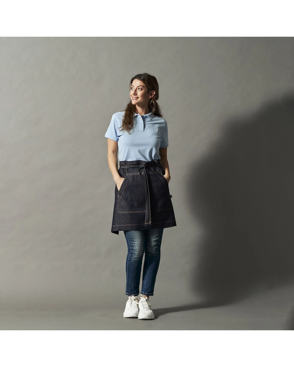 Tabliers personnalisable COTTOVER TABLIER A TAILLE COURT - CERTIFIÉ GOTS